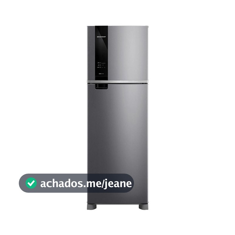 Geladeira Brastemp Frost Free Duplex 415 Litros cor Inox - BRM52MK