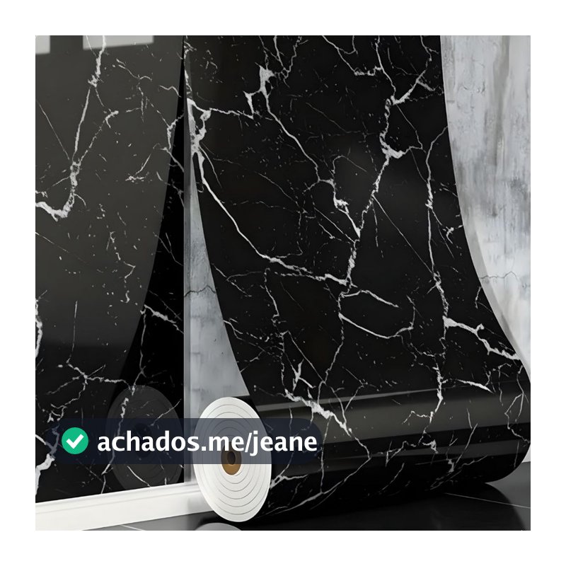Revestimento Mármore PVC 3D em Rolo 3 Metros para Parede Decoração Impermeável