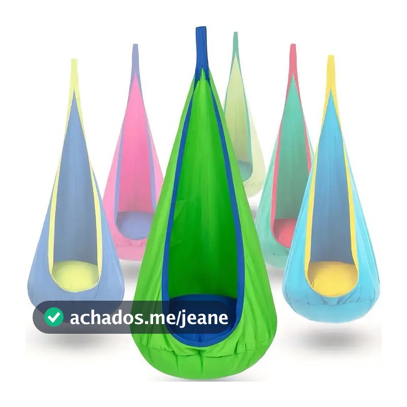 Balanço Sensorial Infantil para até 10 anos Azul Marinho e Infantil Pink