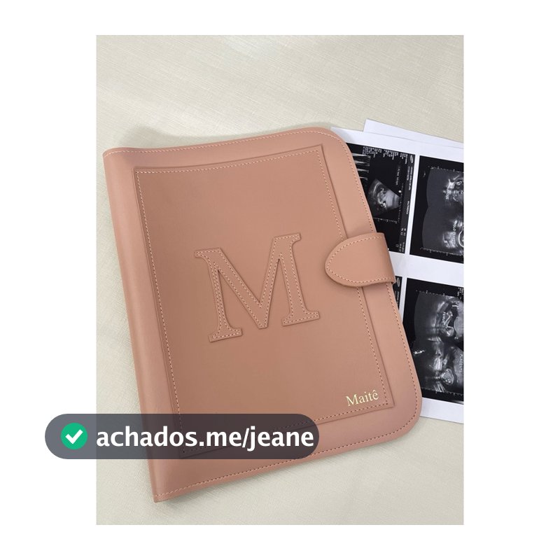 porta documentos da gestante personalizado com LETRA / Pasta catálogo / documentos do bebê