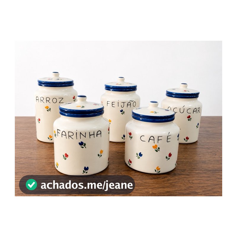 5 Potes Cozinha Tulipa