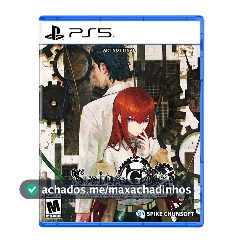 Steins Gate Reboot Steelbook Edition PS5 Midia Fisica