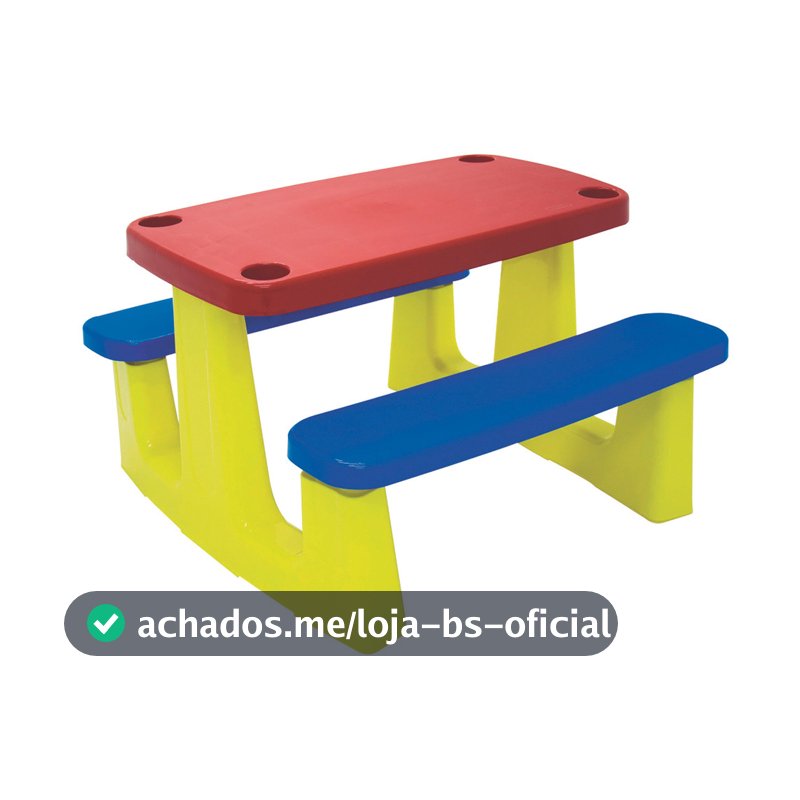 Mesa Infantil para Pic-nic e escolar colorida - 92360000 - Tramontina