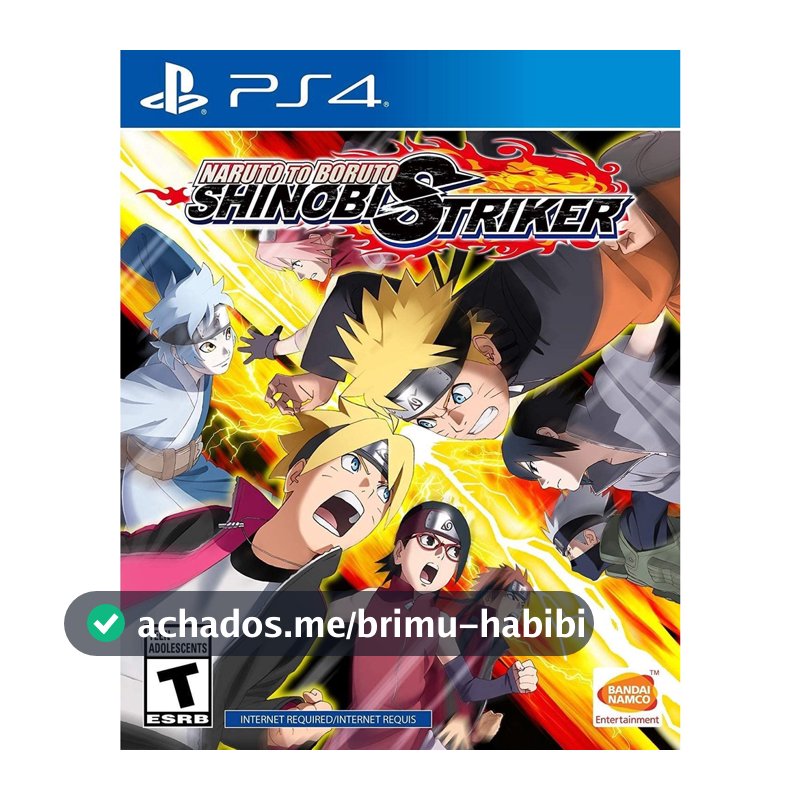 Naruto to Boruto: Shinobi Striker PS4 Mídia Física