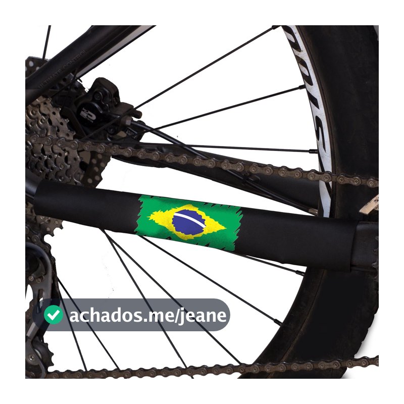 Protetor De Quadro E Corrente Para Bike MTB Speed Bandeira Nações