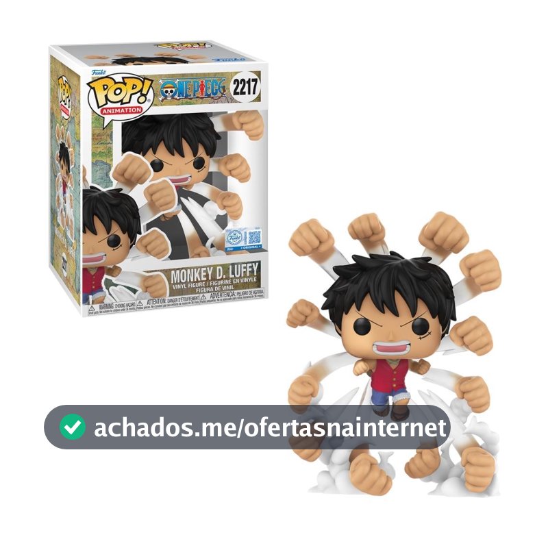 Boneco Funko Pop! Prem Excl One Piece Luffy Gomu No Gatling