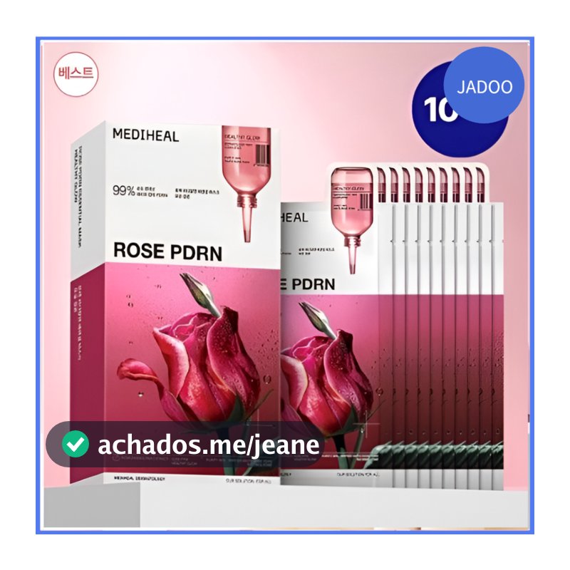 Máscara MEDIHEAL ROSE PDRN – Rejuvenescimento E Hidratação Intensivo Da Pele