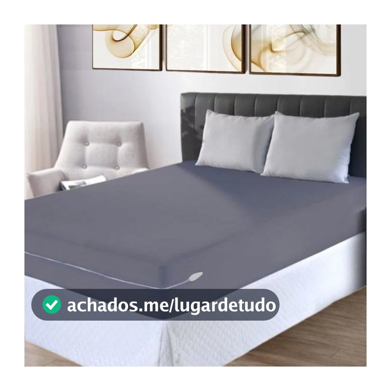 Capa para colchão malha gel solteiro,casal, queen e king com zíper