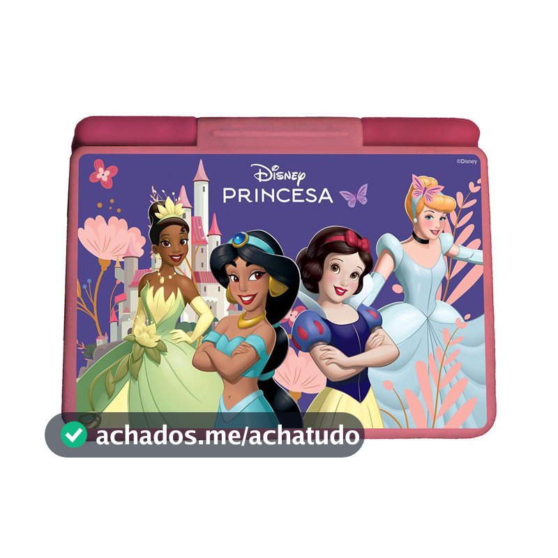 Laptop Minigame Notebook Infantil Bilíngue Disney Princesas