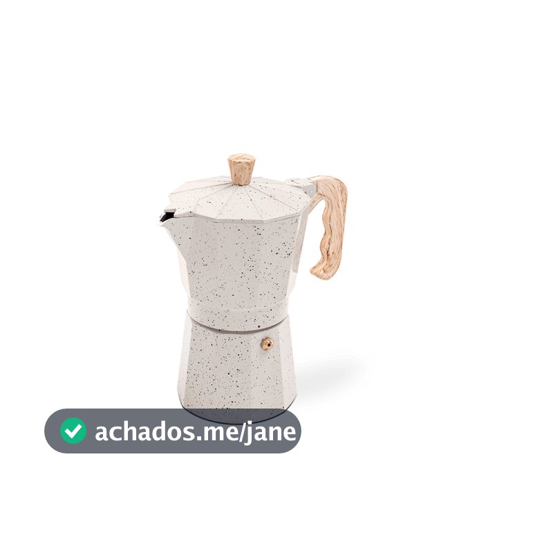 Cafeteira Italiana Brinox Verona 6 Xícaras 300 ml Vanilla