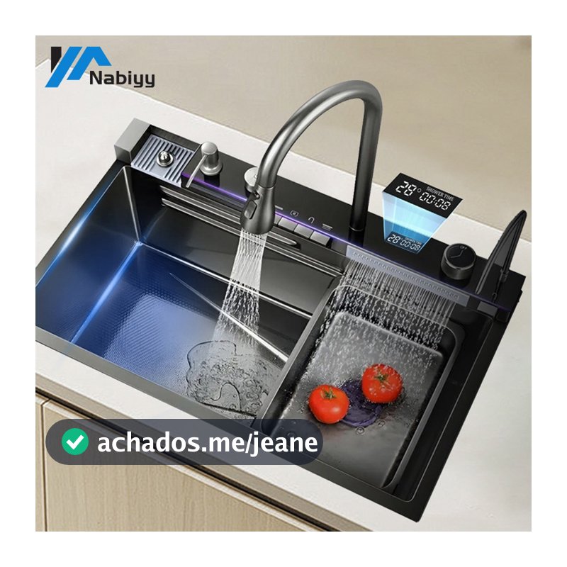 Cuba Gourmet Pia Cozinha Cascata Smart Multifuncional Pia Inteligente Premium Completa SinkStainless