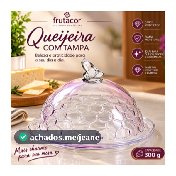 Queijeira De Vidro Bee Hauskraft
