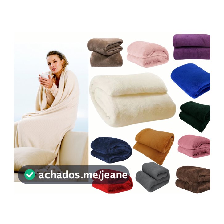 Kit 2 Mantas Soft Cobertor Microfibra (Par) Extra Macio Inverno