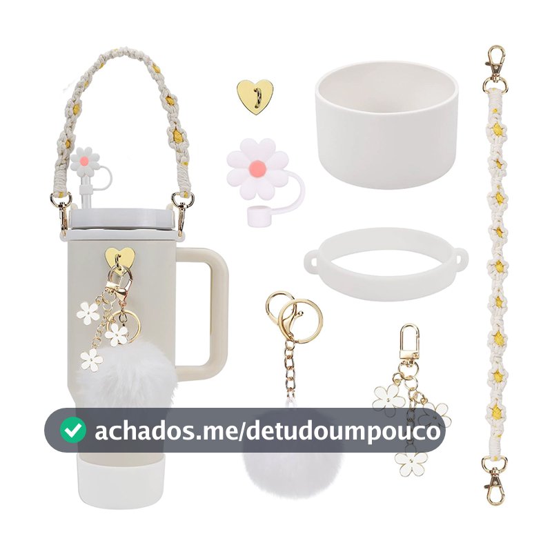 Acessórios Stanley Tumbler 7 Unidades-Amuletos De Alça E De Copo Para Copos De 30 40 Onças