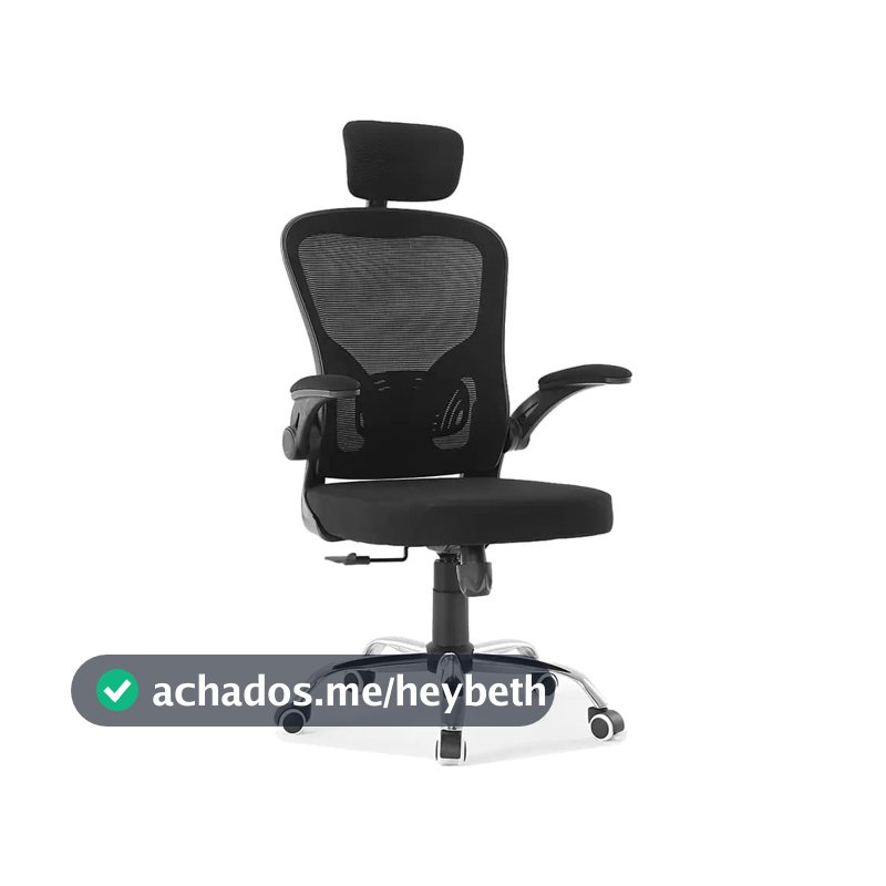 Cadeira Ergonômica de Escritório Giratória Malha Mesh Respirável Syberflex