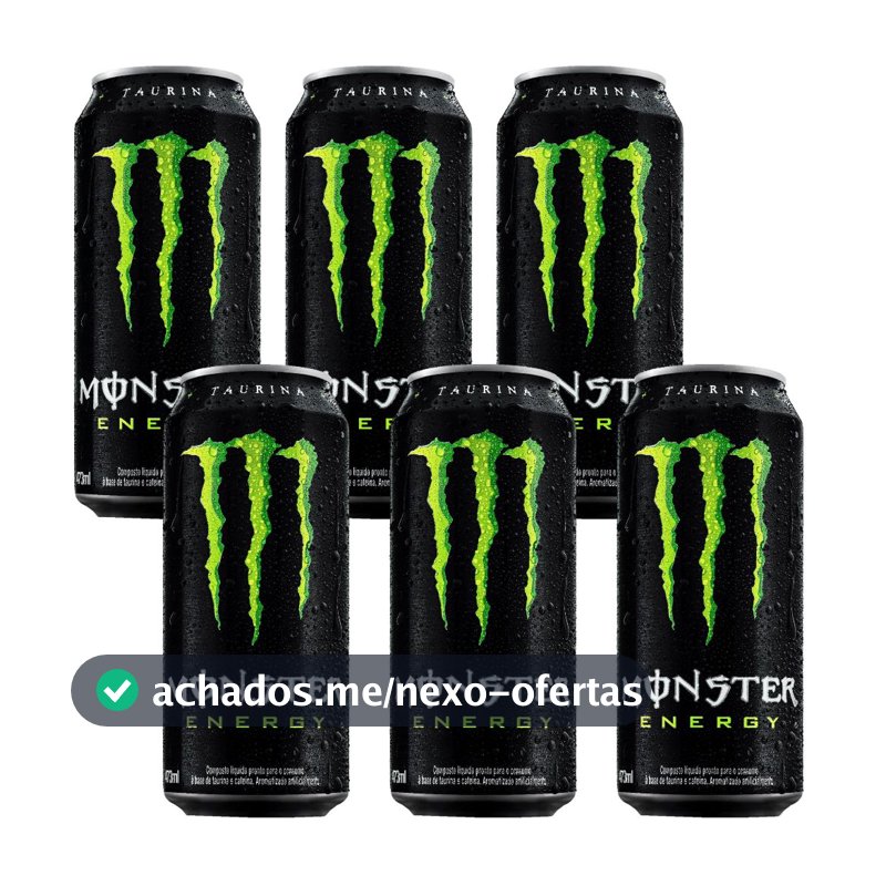 Energético Monster Energy Original 473ml - 6 Unidades