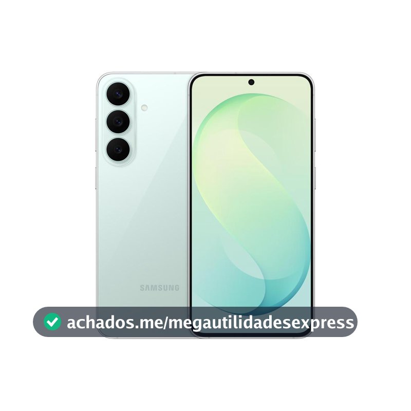 Smartphone Samsung Galaxy S26 FE 128GB 5G 8GB RAM Verde Pistache 6,7" Câm. Tripla + Selfie 12MP