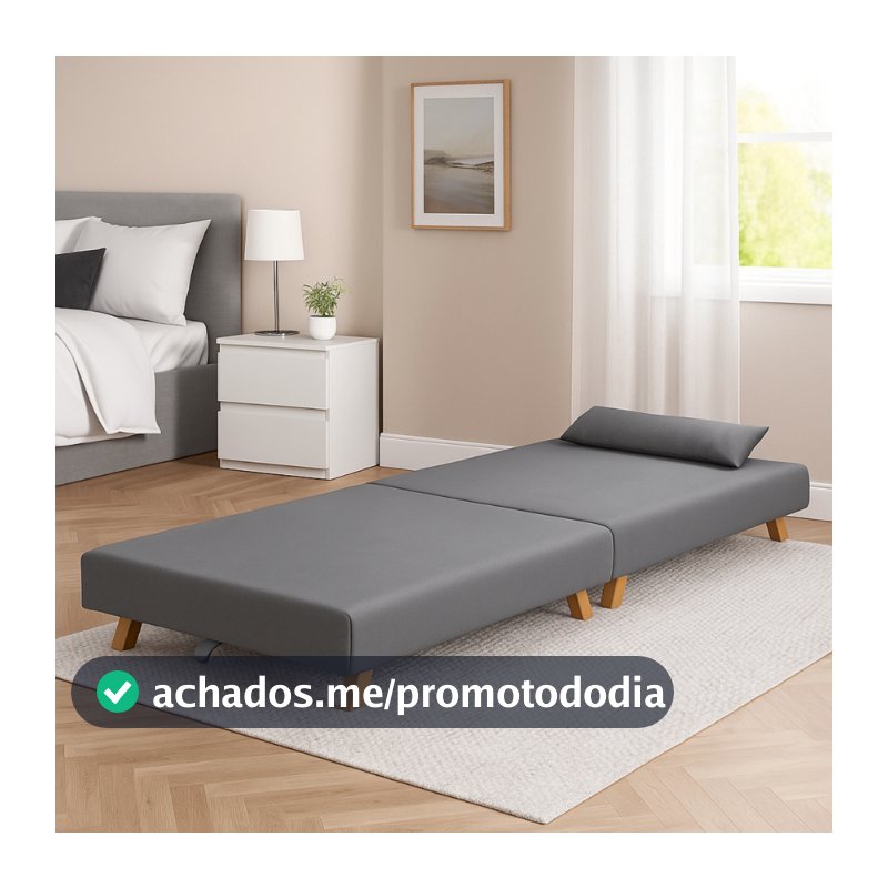 Cama Solteiro Portatil Dobrável Auxiliar Colchão Quarto Hospedes Camping Viagem