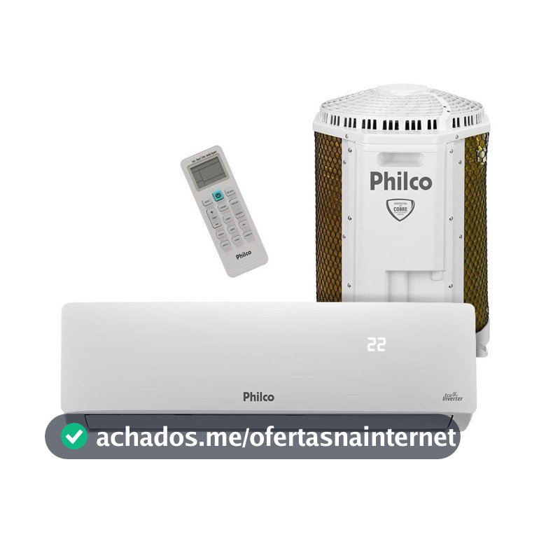 Ar Condicionado Philco 9000 BTUs PAC9FT - Split, Ciclo Frio, Inverter, Serpentina de Cobre, Branco