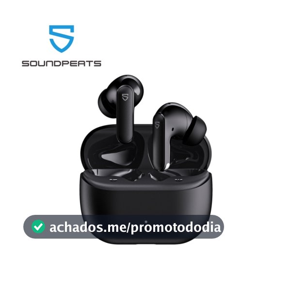 SoundPEATS Q3 Pro Fones De Ouvido Sem Fio Bluetooth 6.0 Microfones Duplos ANC Modo De Jogos Suporte Para Aplicativo