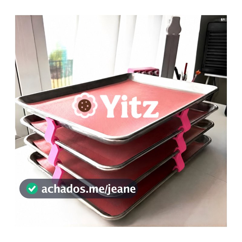 Suporte para Empilhador para Assadeiras de Biscoitos (Kit com 4 ou 8 unidades)