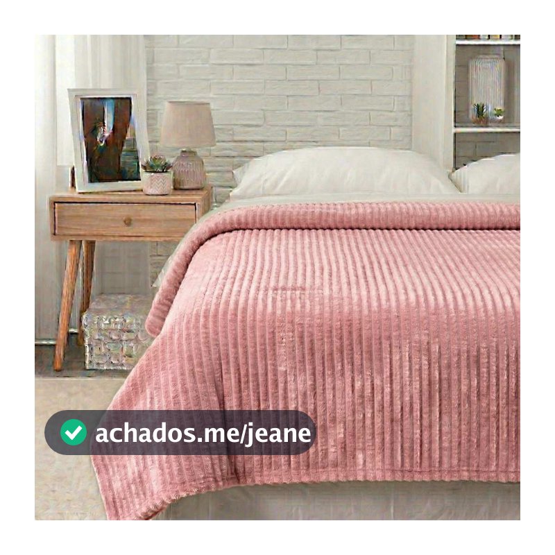 Manta Canelada Casal Premium Soft 2,00x1,80