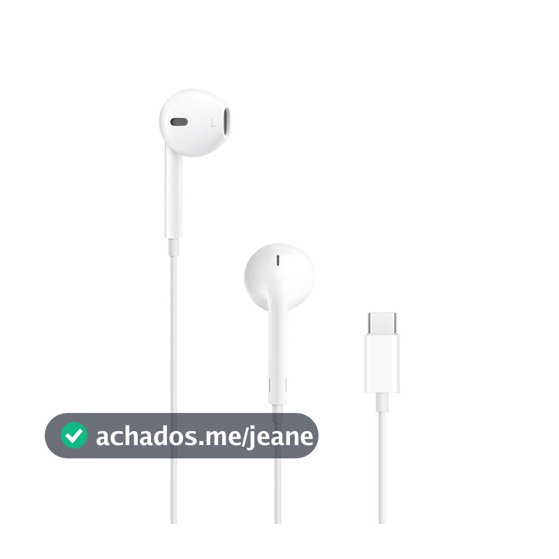 Fone de Ouvido EarPods, Apple, conector USB-C