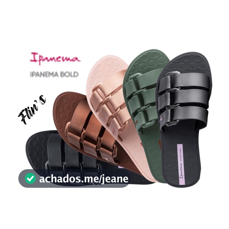 Chinelo Feminino Slide Ipanema Bold Slide