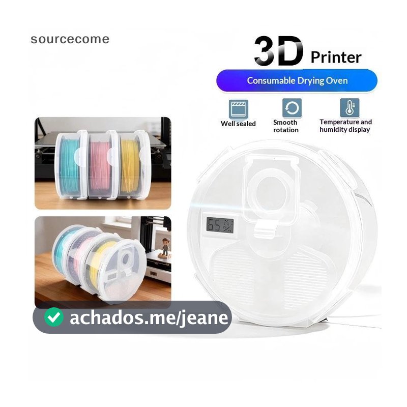 [sourcecome] Filamento De Impressora 3D Dry Caixa 1KG Selado Armazenamento À Prova De Poeira Caso 1 Conjunto Evite Deter