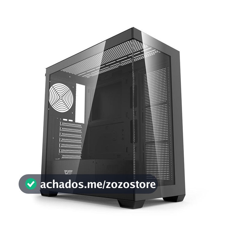 Gabinete Gamer Aigo Darkflash DS900, Mid-Tower, Lateral de Vidro, Preto, DS900-BLACK