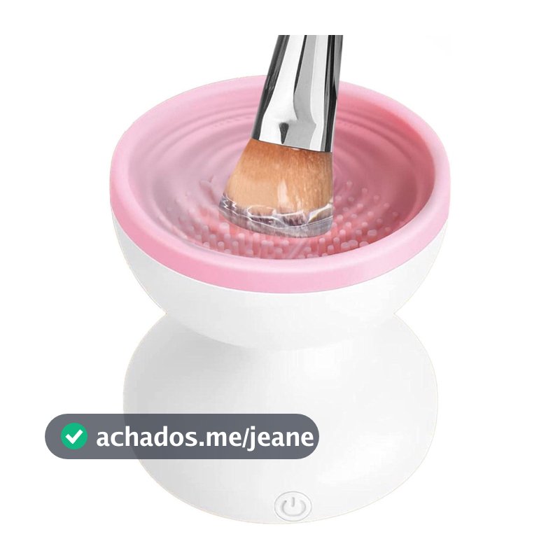 Máquina Limpadora De Maquiagem Elétrica Adequada Para Todos Os Tamanhos De Pincéis