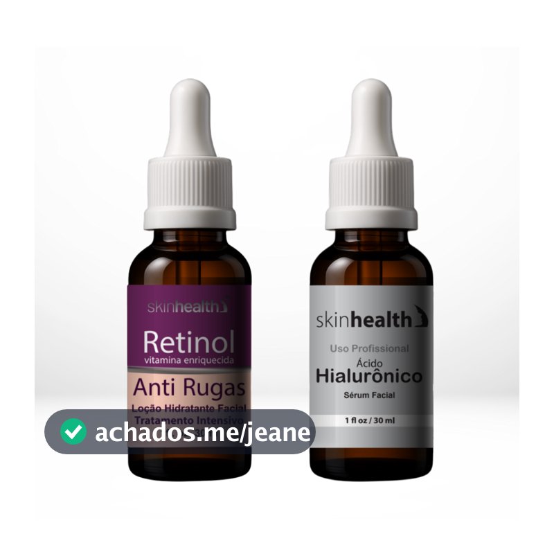 Sérum Retinol + Sérum Ácido Hialurônico Skinhealth 30ml
