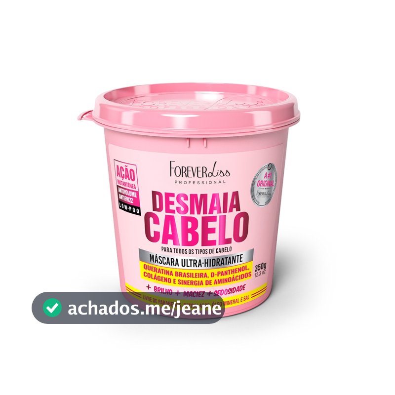 Máscara Ultra Hidratante Desmaia Cabelo 350G Forever Liss