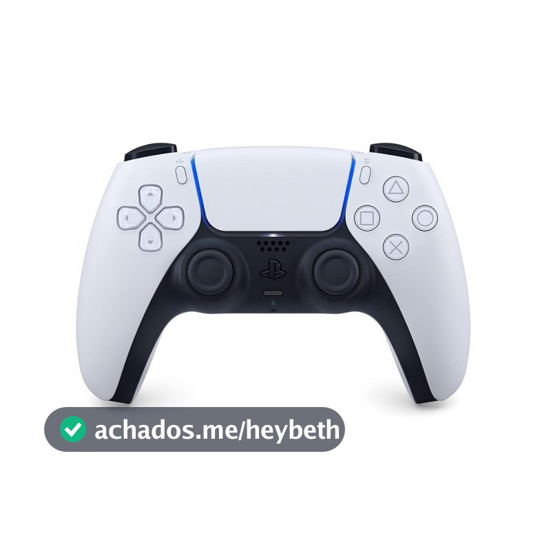 Controle Playstation 5 Sem Fio Dualsense Branco - PS5