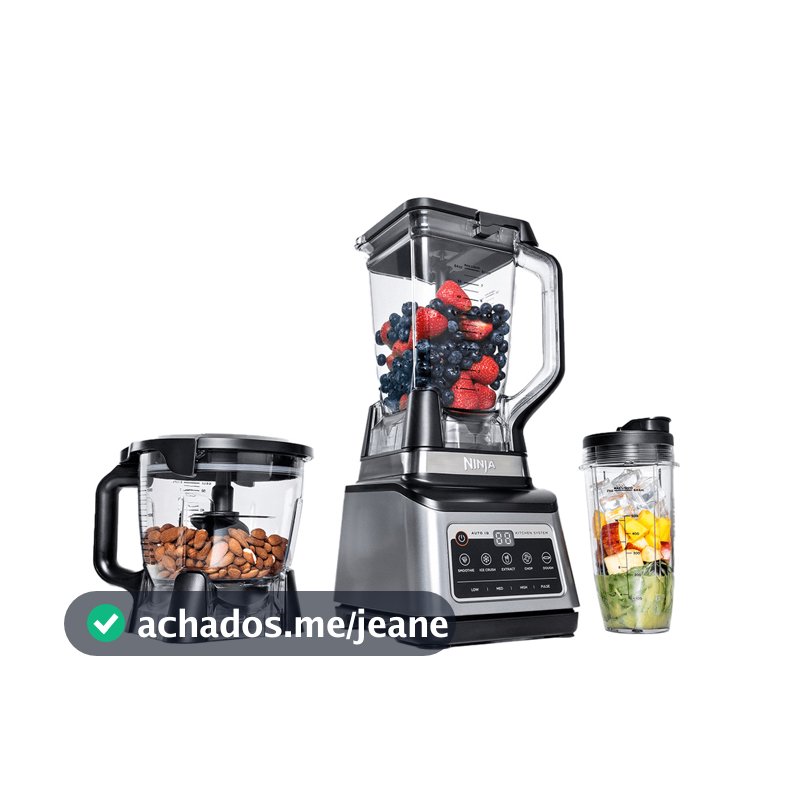 Liquidificador Ninja Kitchen System 3 em 1 110V