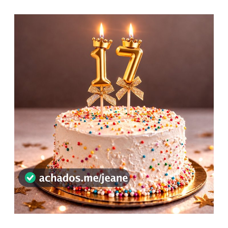 Kit 2 Velas De Aniversário Dourado Número Decorativo Topo De Bolo Com Coroa Laço