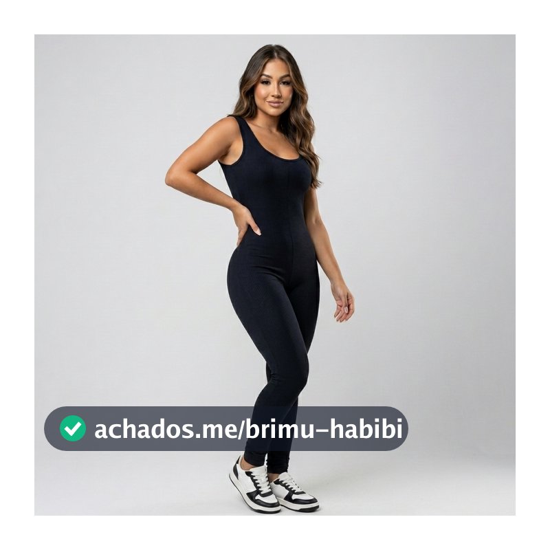 Macacão Feminino Moda Gringa Tamanho Único Slim Veste do 36 ao 42 e Plus 44 ao 46