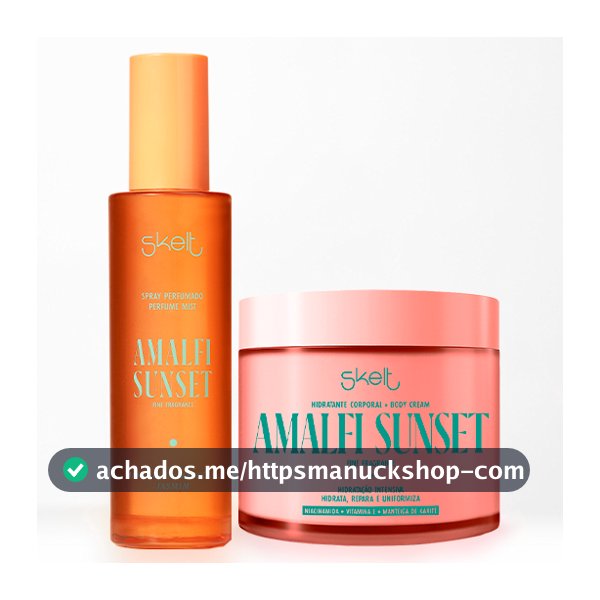Duo Amalfi Sunset - Body Splash 100ml e Hidratante Corporal 200g