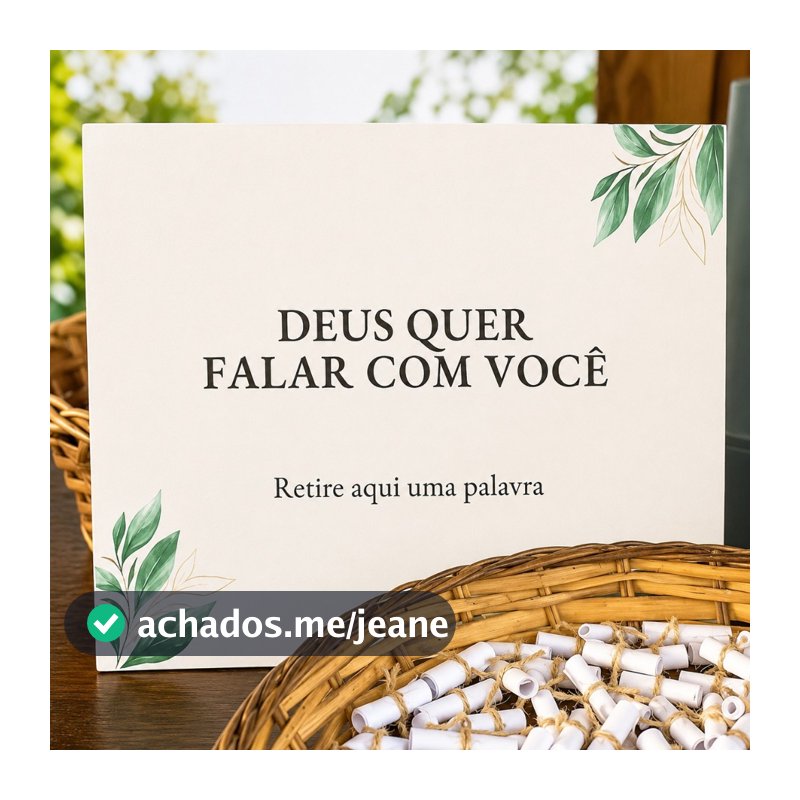 Plaquinha Decoração Casamento Deus Quer Falar Com Você Mdf