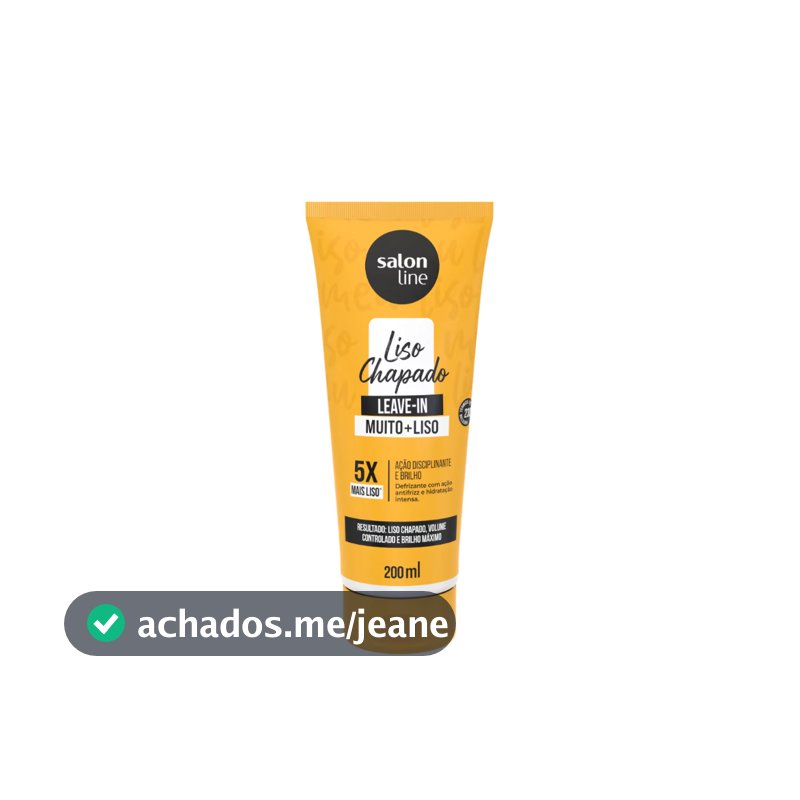 Defrizante Protetor Térmico Meu Liso Muito + Liso Salon Line 200ml