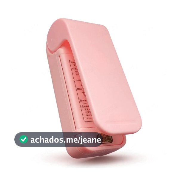Mini selador de embalagem máquina portátil seladora plástico para a cozinha [ pilha ]  IDEA FLORIDA SHOP