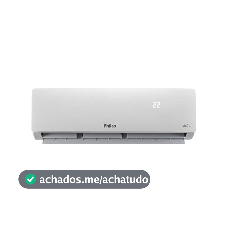 Ar Condicionado Philco 12000 BTUs Philco PAC12FC -Split, Eco Inverter, Frio, Interno+Externo, 220V