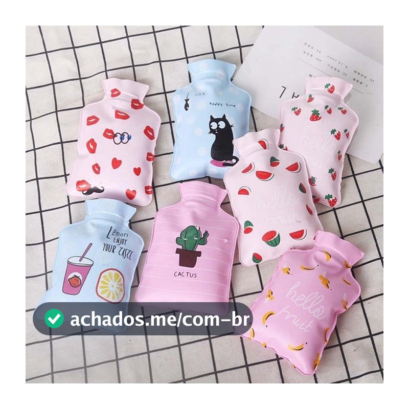 Mini bolsa de água quente/gelada para compressa fofas