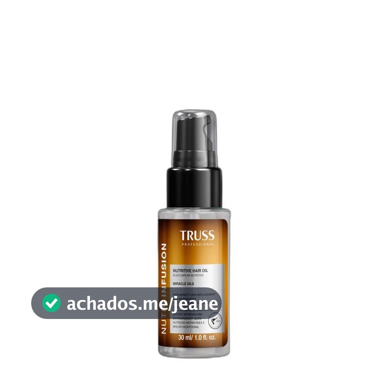 Truss Nutri Infusion - Óleo Capilar 30ml