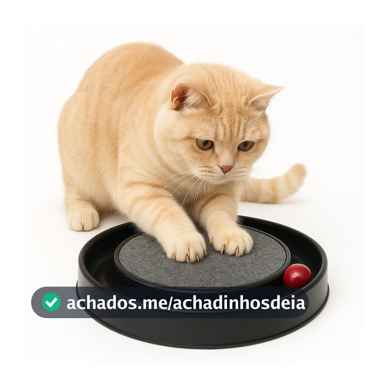 Arranhador Gatos Giratório Redondo