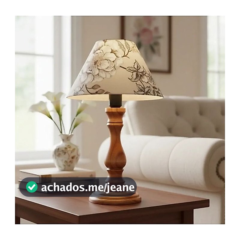 Abajur Decorativo De Mesa Para Quarto Sala Ou Escritório