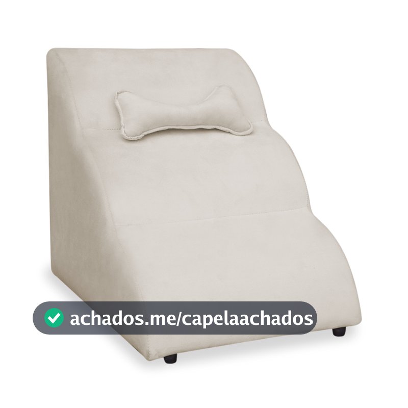 Escada Escadinha Nuvem PET Cachorro Gato Veludo Pet Rampa para Caes e Gatos Subir na Cama Conforto