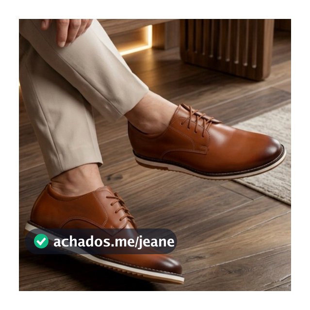 Sapato Social Masculino Oxford Confortável Casual Trabalho Elegante Macio Dia a Dia Premium Casamento