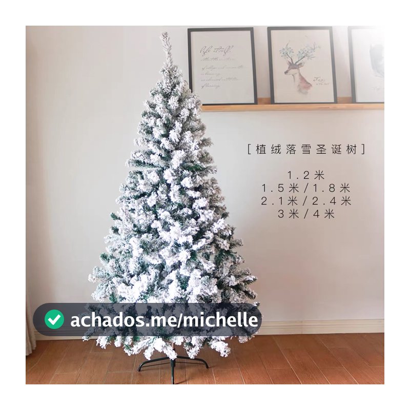 Árvore de natal  com neve luxo 90CM-240CM(AW090-AW224)