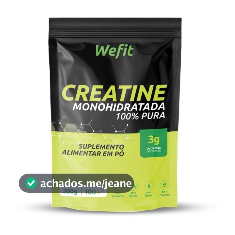 Creatina Monohidratada Refil 300g Wefit